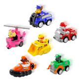 ست سگ های نگهبان ۶ عددی با ماشین عقب کش paw patrol