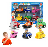 ست سگ های نگهبان ۶ عددی با ماشین عقب کش paw patrol