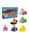 ست سگ های نگهبان ۶ عددی با ماشین عقب کش paw patrol
