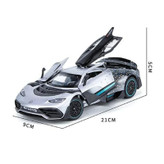 ماکت ماشین فلزی مدل مرسدس بنز AMG Project One مقیاس 1:24 موزیکال ، چراغدار