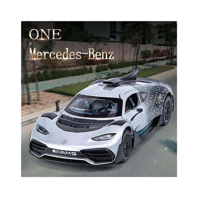 ماکت ماشین فلزی مدل مرسدس بنز AMG Project One مقیاس 1:24 موزیکال ، چراغدار