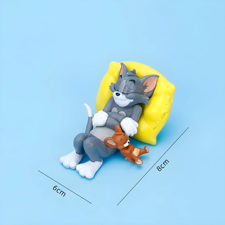 فیگور تام و جری مجموعه 8 عددی Tom cat and Jerry mouse figure