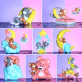 فیگور تام و جری مجموعه 8 عددی Tom cat and Jerry mouse figure